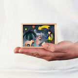 German Matchbox Scene: Nativity