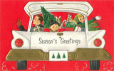 Postcard: Season's Greetings Automobile