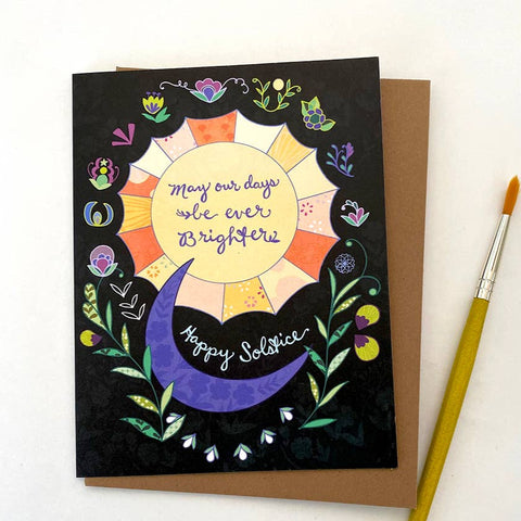 Greeting Card: Solstice Ever Brighter