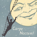 Letterpress Printed Card: Carpe Noctem