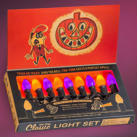 Tru-Tone Trick or Treat Vintage Style Halloween C7 LED 10-Light Sets