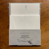 Stationery Set: Seahorse, Letterpress Printed