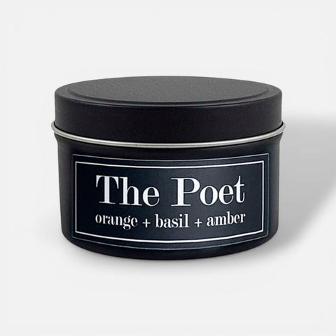 Literary Candle: The Poet (Orange & Basil & Amber)