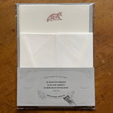 Stationery Set: Fox, Letterpress Printed