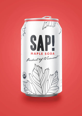 Sap! Maple Soda from Vermont, 12 oz. can