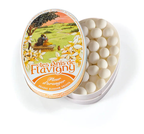 Les Anis de Flavigny Pastilles Tin: Orange Blossom