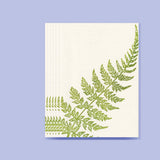 Letterpress Note Cards: Curve Fern