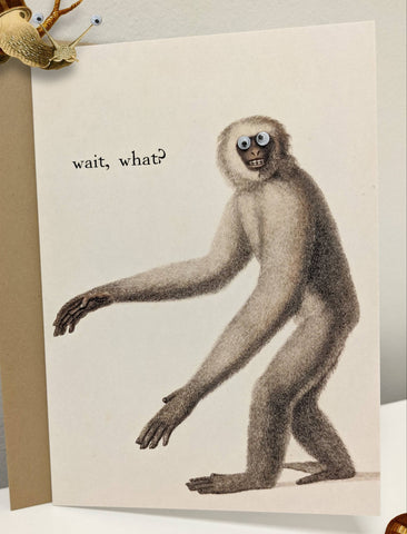 Googly Eyes Card: Wait, What?