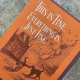 Greeting Card: Dumpster Fire, Letterpress