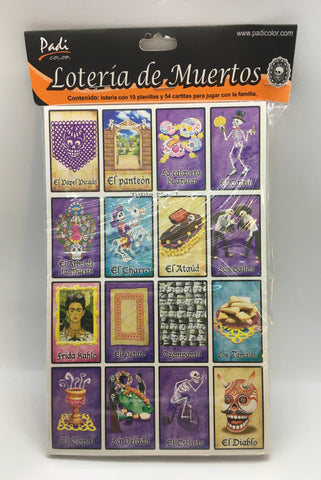 Lotería de Muertos: Day of the Dead Loteria Game, from Mexico