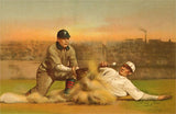 Postcard: Sliding into Third