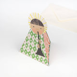 Green Angel Fold-Out Card