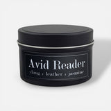 Literary Candle: Avid Reader (Ylang & Leather & Jasmine)