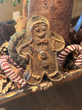 Blackened Wax Folk Art: Gingerbread Man