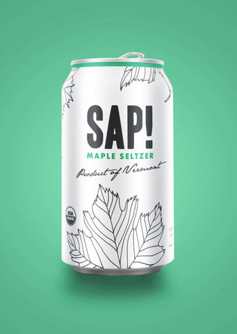 Sap! Maple Seltzer from Vermont, 12 oz. can
