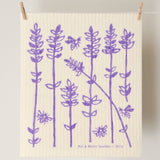 Compostable Sponge Cloth: Lavender Sprigs