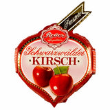 Reber Black Forest Kirsch Dark Chocolate & Cherry Marzipan Heart, from Germany