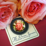 Victorian Tea Rose Brooch, Handmade in Detroit