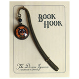 Retro Hallowe'en Black Cat Book Hook