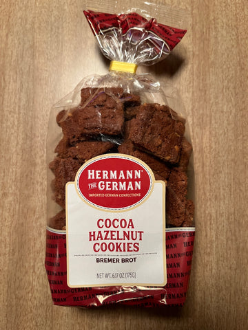 German Cookies: Cocoa Hazelnut (Bremer Brot)