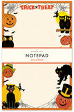 Halloween Notepad with Vintage Hallowe'en Imagery