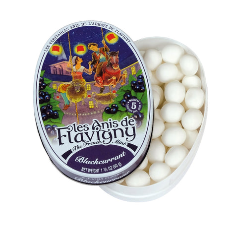Les Anis de Flavigny Pastilles Tin: Black Currant (Cassis)