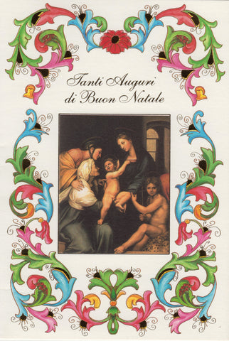 Italian Christmas Cards: Florentine Holy Family