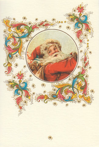 Italian Christmas Cards: Florentine Santa