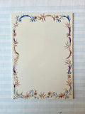 Note Cards: French Menu Borders