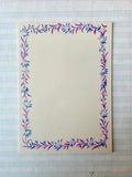 Note Cards: French Menu Borders