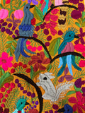 Mexican Otomi Hand Embroidered, Hand Loomed Table Runner