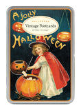 Vintage Hallowe'en Postcards in a Tin, Set of 12