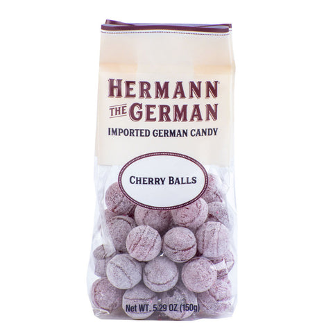 German Hard Candies: Cherry Balls