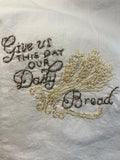 Millie's Tea Towels, Hand Embroidered: Faith & Hope & Love (8 to choose from)