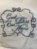 Millie's Tea Towels, Hand Embroidered: Faith & Hope & Love (8 to choose from)