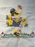 Millie's Tea Towels, Hand Embroidered: Folksy Farmhouse (7 to choose from)