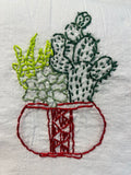 Millie's Tea Towels, Hand Embroidered: Desert Blooms Collection (9 to choose from)