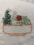 Millie's Tea Towels, Hand Embroidered: Desert Blooms Collection (9 to choose from)