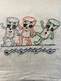 Millie's Tea Towels, Hand Embroidered: Kooky Kitchen