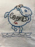 Millie's Tea Towels, Hand Embroidered: Kooky Kitchen