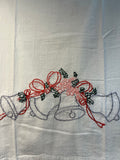 Millie's Tea Towels, Hand Embroidered: Happy Holidays Collection (4 to choose from)