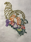 Millie's Tea Towels, Hand Embroidered: Thanksgiving Collection (8 to choose from)