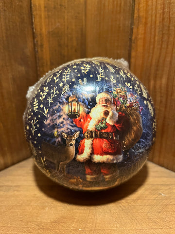 Fillable Paper Baubles from Germany: Blue Christmas, three designs