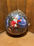 Fillable Paper Baubles from Germany: Blue Christmas, three designs