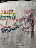 Millie's Tea Towels, Hand Embroidered: Kitchen Stitchin' (7 to choose from)
