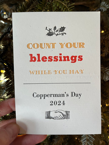 Copperman's Day 2024: Count Your Blessings