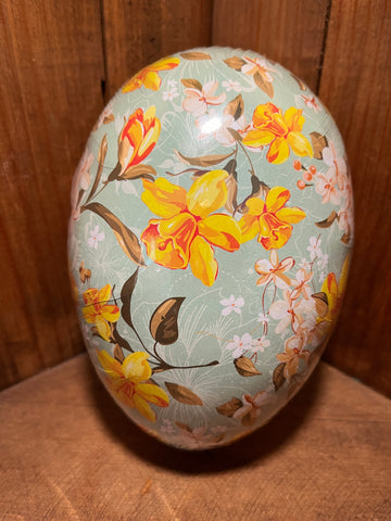 Fillable Paper Eggs from Germany: Spring Blossoms, three colors