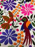 Mexican Otomi Hand Embroidered, Hand Loomed Table Runner