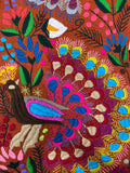 Mexican Otomi Hand Embroidered, Hand Loomed Table Runner
