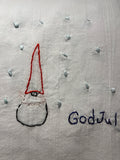 Millie's Tea Towels, Hand Embroidered: Scandinavian Christmas